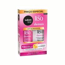 Kit Shampoo Condicionador Alinhador Liso Demais Salon Line Kit Shampoo Condicionador Alinhador Liso Demais Salon Line