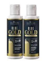 Kit Shampoo + Condicionador Alisante Blue Gold 100 ml - Salvatore