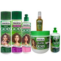 kit Shampoo, Condicionador, Ativador, Gelatina, Olél e Creme de pentear Muriel Umidiliz Alecrim E Ba kit Shampoo, Condicionador, Ativador, Gelatina, Olél e Creme de pentear Muriel Umidiliz Alecrim E Ba