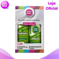 Kit Shampoo + Condicionador Babosa Hidratrat Natuhair 450ML Kit Shampoo + Condicionador Babosa Hidratrat Natuhair 450ML