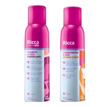 Kit Shampoo + Condicionador Belliz Ricca A Seco C/2 Un Kit Shampoo + Condicionador Belliz Ricca A Seco C/2 Un