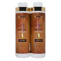 Kit Shampoo+Condicionador Brilho Intenso 1l+800ml-Kerabrasil