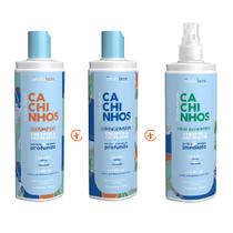 Kit Shampoo Condicionador Cachos Spray Hidratante Onduleze