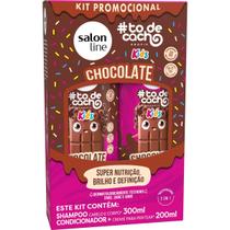 Kit Shampoo + Condicionador Chocolate Kids Salon Line