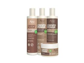 Kit Shampoo, Condicionador, Co Wash E Máscara Crespo Power