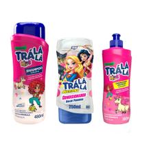 Kit Shampoo + Condicionador + Creme de Pentear Trá Lá Lá Hidrakids Phisalia