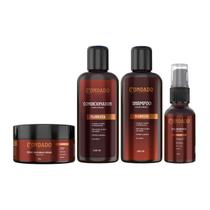 Kit Shampoo + Condicionador + Creme modelador + Óleo pontas