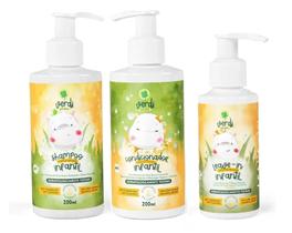 Kit Shampoo Condicionador Creme Pentear Aloe Vera Verdi Natu Kit Shampoo Condicionador Creme Pentear Aloe Vera Verdi Natu