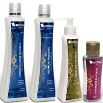Kit Shampoo Condicionador Creme Pentear Reparador Midori
