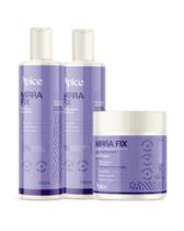 Kit Shampoo, Condicionador e Ativador 500g Mirra Fix - Apice Kit Shampoo, Condicionador e Ativador 500g Mirra Fix - Apice