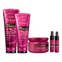 Kit Shampoo Condicionador e Combo Cronograma Capilar Pro Cronology Eudora Siàge Kit Shampoo Condicionador e Combo Cronograma Capilar Pro Cronology Eudora Siàge