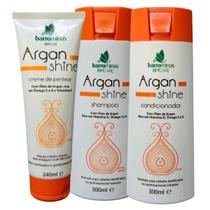 Kit shampoo, condicionador e creme para pentear Argan Shine Barrominas Kit shampoo, condicionador e creme para pentear Argan Shine Barrominas