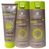 Kit shampoo, condicionador e creme para pentear D pantenol repair Barrominas