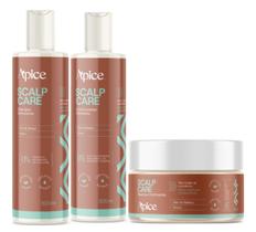 Kit Shampoo Condicionador E Esfoliante Scalp Care Apice