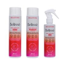 Kit Shampoo, Condicionador E Fluído Para Gestantes Belletonn