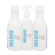 Kit Shampoo Condicionador E Fluido Termoativado Belletonn