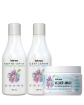 Kit Shampoo, Condicionador e Leave in Melhor Amigo 300g Kit Shampoo, Condicionador e Leave in Melhor Amigo 300g