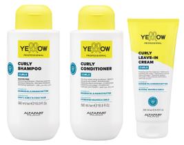 Kit Shampoo Condicionador e Leave-in Yellow Curls
