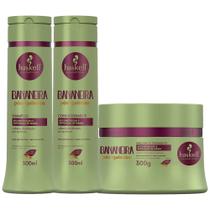 Kit Shampoo Condicionador e Máscara Bananeira 300 Haskell Kit Shampoo Condicionador e Máscara Bananeira 300 Haskell