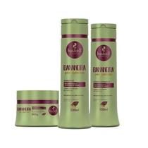 Kit Shampoo Condicionador e Máscara Bananeira Pós Química Cabelos Danificados Haskell 300ml Kit Shampoo Condicionador e Máscara Bananeira Pós Química Cabelos Danificados Haskell 300ml