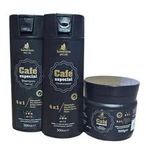 Kit shampoo, condicionador e máscara capilar Café Especial 4x1 Barrominas