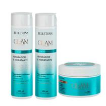 Kit Shampoo, Condicionador E Máscara Capilar Coconut Belissè Kit Shampoo, Condicionador E Máscara Capilar Coconut Belissè