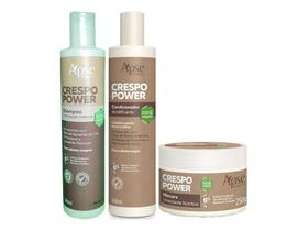 Kit Shampoo, Condicionador E Máscara Crespo Power - Apse
