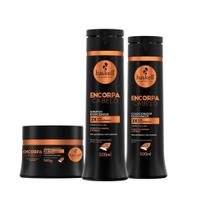 Kit Shampoo Condicionador e Máscara Engrossador Encorpa Cabelo Haskell 300ml Kit Shampoo Condicionador e Máscara Engrossador Encorpa Cabelo Haskell 300ml