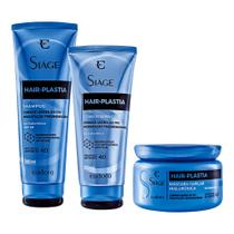 Kit Shampoo Condicionador e Máscara Hair Plastia Siàge