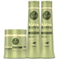 Kit Shampoo Condicionador e Máscara Hidranutre 500 Haskell Kit Shampoo Condicionador e Máscara Hidranutre 500 Haskell