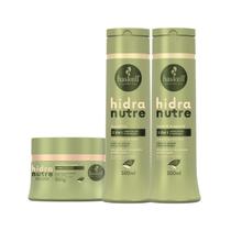 Kit Shampoo Condicionador e Máscara Hidratação e Nutrição Hidranutre Haskell 300ml