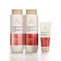 Kit Shampoo, Condicionador e Máscara Lumina Antiqueda e Crescimento - Natura Kit Shampoo, Condicionador e Máscara Lumina Antiqueda e Crescimento - Natura