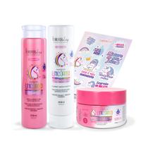 Kit Shampoo, Condicionador E Máscara Magia De Unicórnio Forever Liss Kit Shampoo, Condicionador E Máscara Magia De Unicórnio Forever Liss