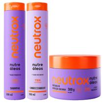 Kit Shampoo, Condicionador E Máscara Neutrox Nutre Óleos 300ml
