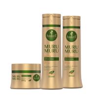 Kit Shampoo Condicionador e Máscara para Nutrição e Recuperação Haskell MuruMuru 300ml Kit Shampoo Condicionador e Máscara para Nutrição e Recuperação Haskell MuruMuru 300ml