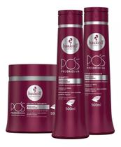 Kit Shampoo Condicionador E Máscara Pós Progressiva - Haskell 500ML