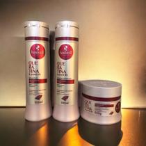 Kit Shampoo Condicionador e Máscara Queratina 300 ml Haskell Kit Shampoo Condicionador e Máscara Queratina 300 ml Haskell
