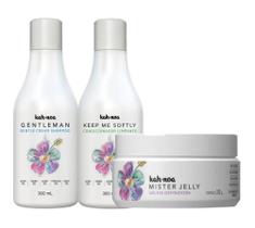 Kit Shampoo, Condicionador e Mister Jelly Kah-Noa Kit Shampoo, Condicionador e Mister Jelly Kah-Noa