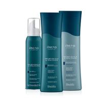 Kit Shampoo, Condicionador e Mousse Redensifica e Encorpa- Amend