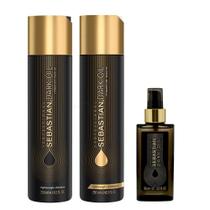 Kit Shampoo Condicionador E Oleo Sebastian Dark Oil