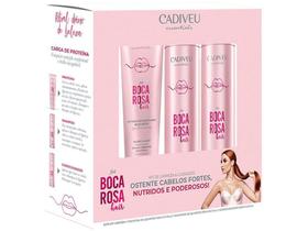 Kit Shampoo Condicionador e Pré Shampoo Cadiveu - Essentials Boca Rosa Hair Quartzo