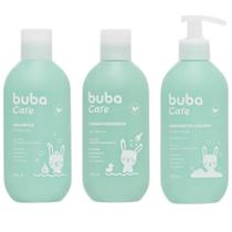 KIT SHAMPOO, CONDICIONADOR e SABONETE LIQ 250ML - BUBA CARE