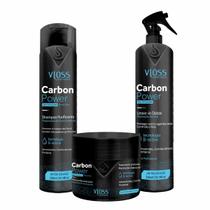 kit Shampoo Condicionador e Serum Para Cabelos com Raíz Oleosa e Pontas Secas