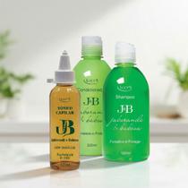 Kit Shampoo, Condicionador e Tonico Jaborandi e Babosa Lucys