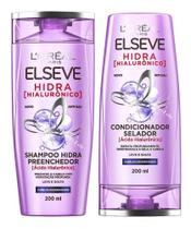 Kit shampoo+condicionador elseve hidra hialuronico 20oml cada - LOREAL