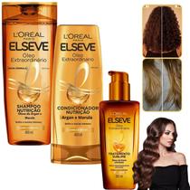 Kit Shampoo Condicionador Elseve Óleo Extraordinário Loreal Paris Nutrição 400 ML