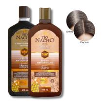 Kit Shampoo + Condicionador Escurecedor Antigrisalho Tio Nacho