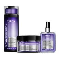 Kit Shampoo + Condicionador + Finalizador Blond Revolution Truss