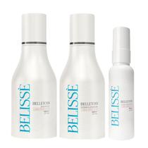 Kit Shampoo Condicionador Fluído Liso Perfeito Belletonn Kit Shampoo Condicionador Fluído Liso Perfeito Belletonn