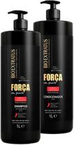 Kit Shampoo + condicionador Força com Pimenta 1L - Bioextratus